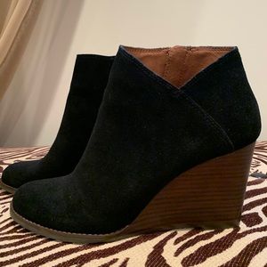 Lucky Brand Suede Booties